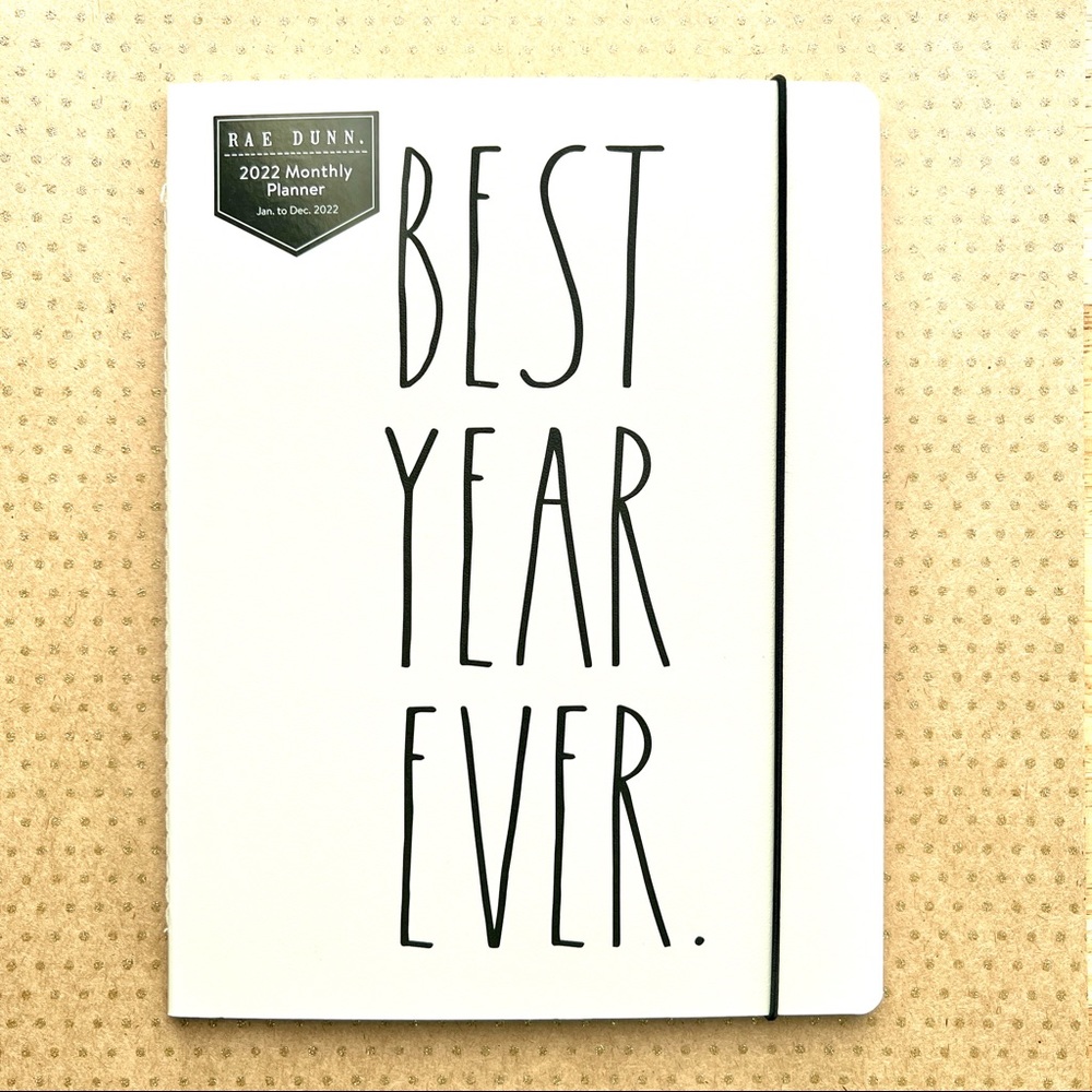 Rae Dunn Planner BEST YEAR EVER 2022 Monthly Calendar